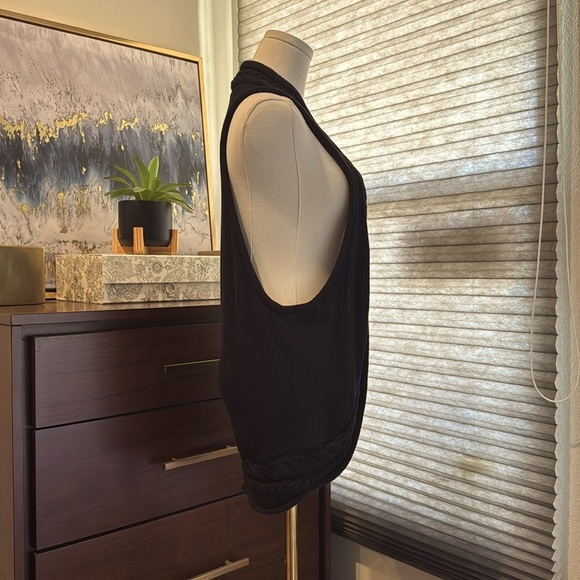 Rubbish Woman's Black Sleeveless Knit Cardigan. Size Small - Picture 2 of 6